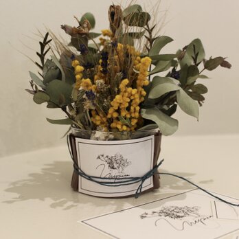 UNIPOTA　Dried flower TYPE− 01 yellow baseの画像
