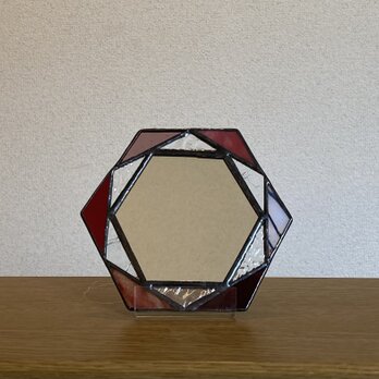 六角形鏡（赤３）の画像