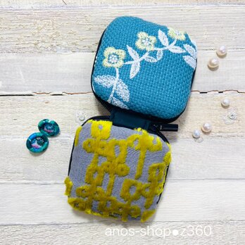 z360●ミニハードケース（ミナペルホネン刺繍生地使用の画像