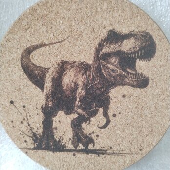 コースター　ティラノサウルスの画像