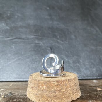 ハンドメイドリングno.141 シルバーアクセサリー　スプーンリング　手作り指輪の画像