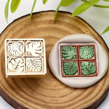 シーリングスタンプヘッド　グリーン・観葉植物シリーズの画像