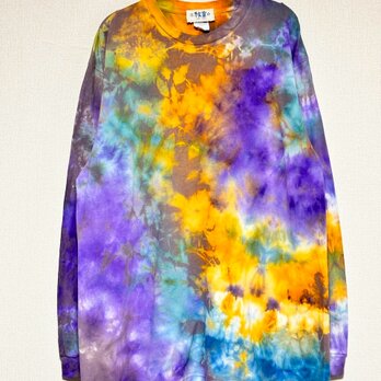 タイダイ 長袖Ｔシャツ XLサイズ カラフル HIPPIES DYE HD23-72の画像