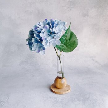 本物みたいな紫陽花　blue マジカルウォーター　インテリアフラワーの画像