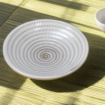飛びかんな 6寸皿【小石原焼】の画像
