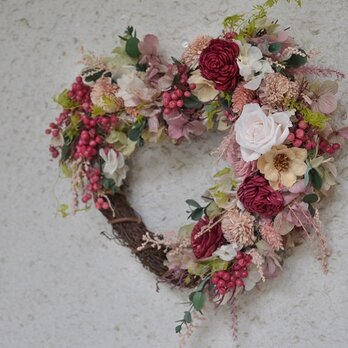 Thanksハートwreathの画像