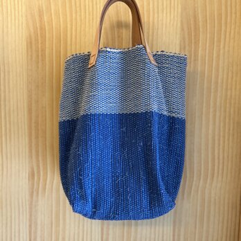 裂き織りバッグの画像