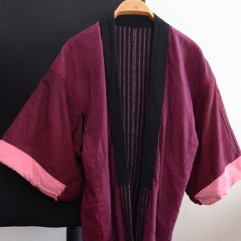 野良着 古布 木綿 刺し子 着物 リメイク素材 ハンドメイド ジャパンヴィンテージ 昭和レトロ 生地 Noragiの画像