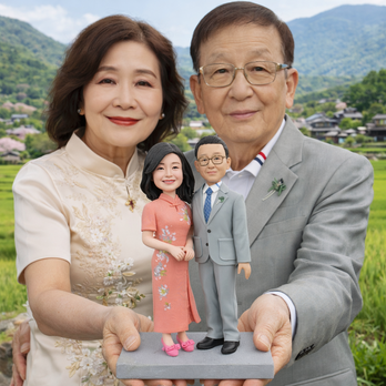 写真から作るオーダーメイドフィギュア｜カップルそっくり似顔人形｜記念日プレゼント｜両親への感謝ギフト・両親贈呈品