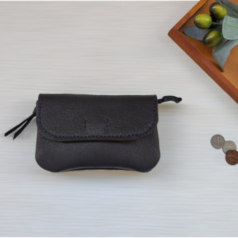 柔らかなお財布 (darkbrown)  w_41の画像