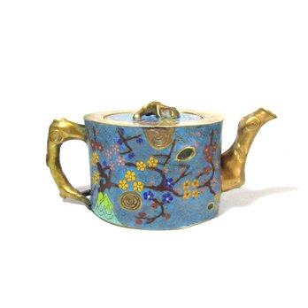 China Vintage Jing-tai-lan Teapotの画像