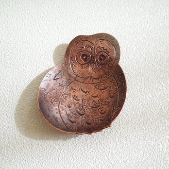 茶匙　カラフトフクロウ　銅の画像