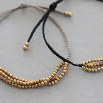 brass bracelet / tripleの画像
