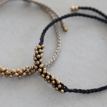 brass bracelet / boldの画像