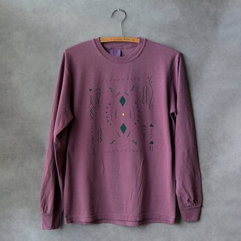 長袖Tシャツ　purpleの画像