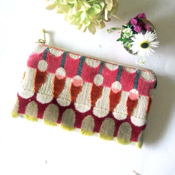 特別高級英国生地　カラフルMS　雫　雨粒ポーチ　コスメ入れ　カード　鍵入れ