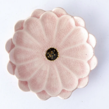 【大特価】【新品】【特価】 美濃焼　花型デイジー小皿プレート　ピーチ　10枚セット　サイズ：約Φ11.8×1.7cmの画像