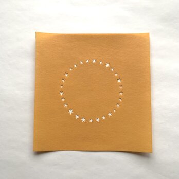 型紙（星輪・8.5cm）の画像