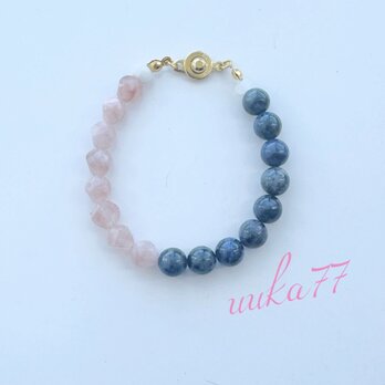 AfricanRedAventurine＊dumortieriteブレスの画像