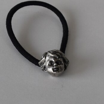 天使ちゃん髪留め　Silverの画像