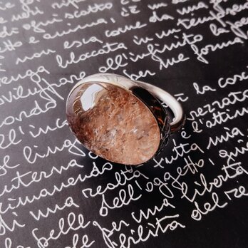 Garden quartz  silver ringの画像
