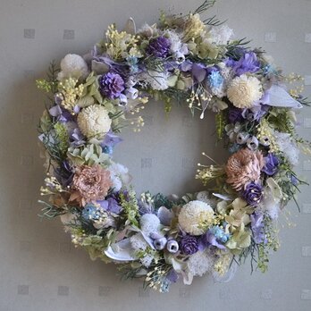 【送料半額＊母の日直前キャンペーン】ウォーターパープルwreathの画像