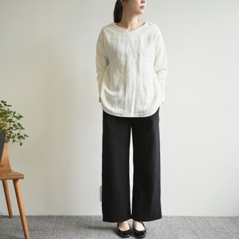 エアーコットンのブラックパンツ　 No.348の画像