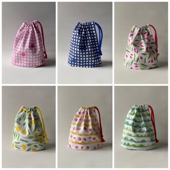【受注製作】選べる2枚セット　コップ袋（小）の画像