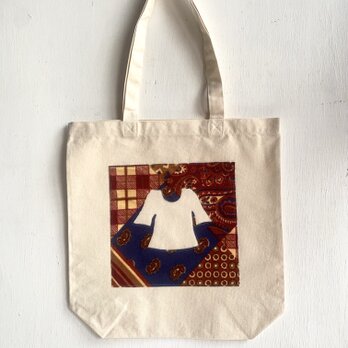 totebag /ヴィンテージファブリックのパッチワーク　トートバッグ■tf-375bの画像