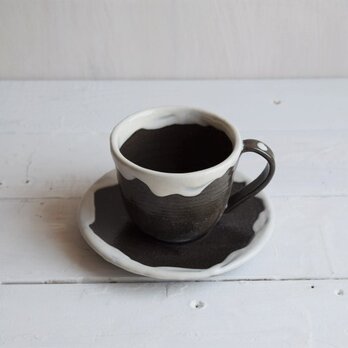 ガトーショコラ風コーヒーカップ＆ソーサーの画像