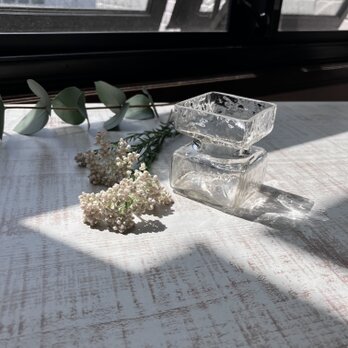 Pala＊氷のゆらぎの花瓶＊北欧＊クリア／XS／リーヒマエンラシ／花瓶の画像