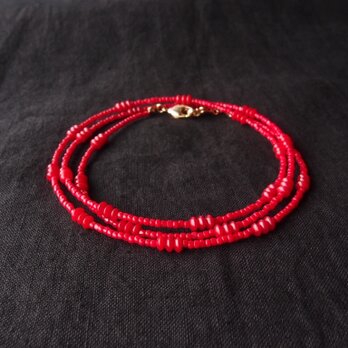 【Glasses Code】2way Necklace グラスコード ネックレス兼用（眼鏡ホルダー）赤の画像