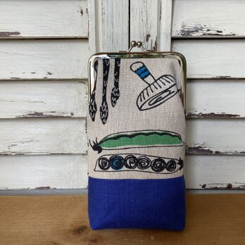 がまぐち vegetables メガネケース ペンケース ポーチ