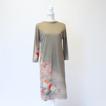 【完成品】O2 縁起づくし 花まみれ ワンピースの画像