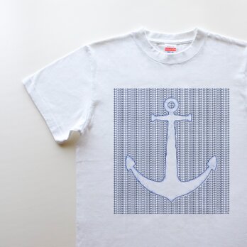 ⚓︎⚓︎⚓︎ 5.6oz Tシャツ whiteの画像