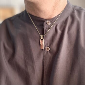 ネックレス「copper and brass」 amuletの画像