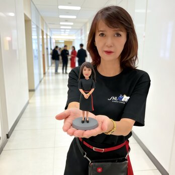 誕生日プレゼント 女性 彼女 オーダーメイド 似顔絵 人形 女友達  写真 から フィギュア 妻 奥さん 肖像画 感謝 車飾り