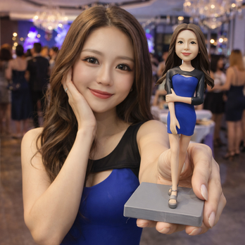 写真から作るオーダーメイドフィギュア｜そっくり似顔人形｜彼女・妻への世界に一つのギフト｜女性向け誕生日・記念日プレゼント 可愛い