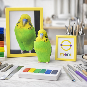 写真から作るオーダーメイドペットフィギュア｜オウム・鳥 そっくり似顔人形｜うちの子 肖像画 置物｜世界に一つ 大切な家族の記念に