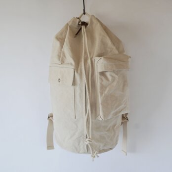duffel bag　ecruの画像