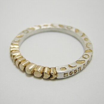 【ご予約品】　moon i.e. tsuki i.e. luck　K5gold+silver925の画像