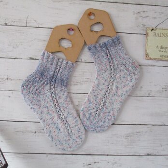 　冷え取りソックス Regia Cotton Color  Springtime Mood 4084の画像