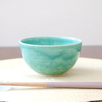 トルコ青釉の飯碗 ＊ ６の画像