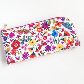 L字ファスナー長財布  Flower Garden  ＊488＊の画像