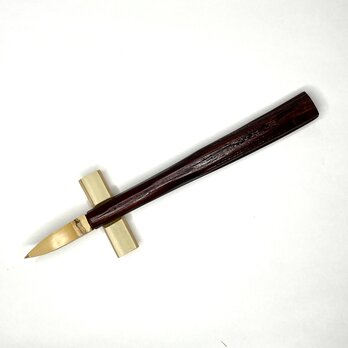 竹ペン　木軸は秋田杉に漆塗りの画像