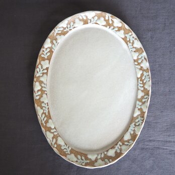 楕円皿　『Floral Pattern 』の画像