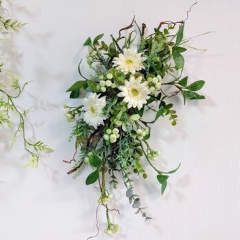 リンゴンベリー（コケモモ）のスワッグ ns930 アーティフィシャルフラワー