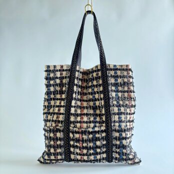 Italian tweed bagの画像