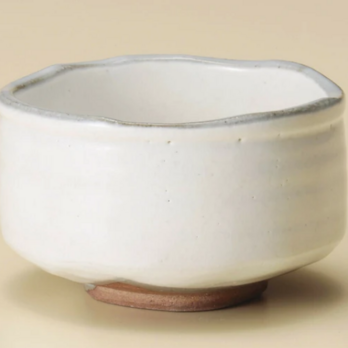 ◆新品◆【ギフト】 加藤五陶兵衛造 美濃焼 粉引抹茶茶碗 【紙箱】 ​1個のサイズ： 径12×7.2cm 500ccの画像