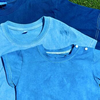 藍染　ベビー・キッズTシャツの画像